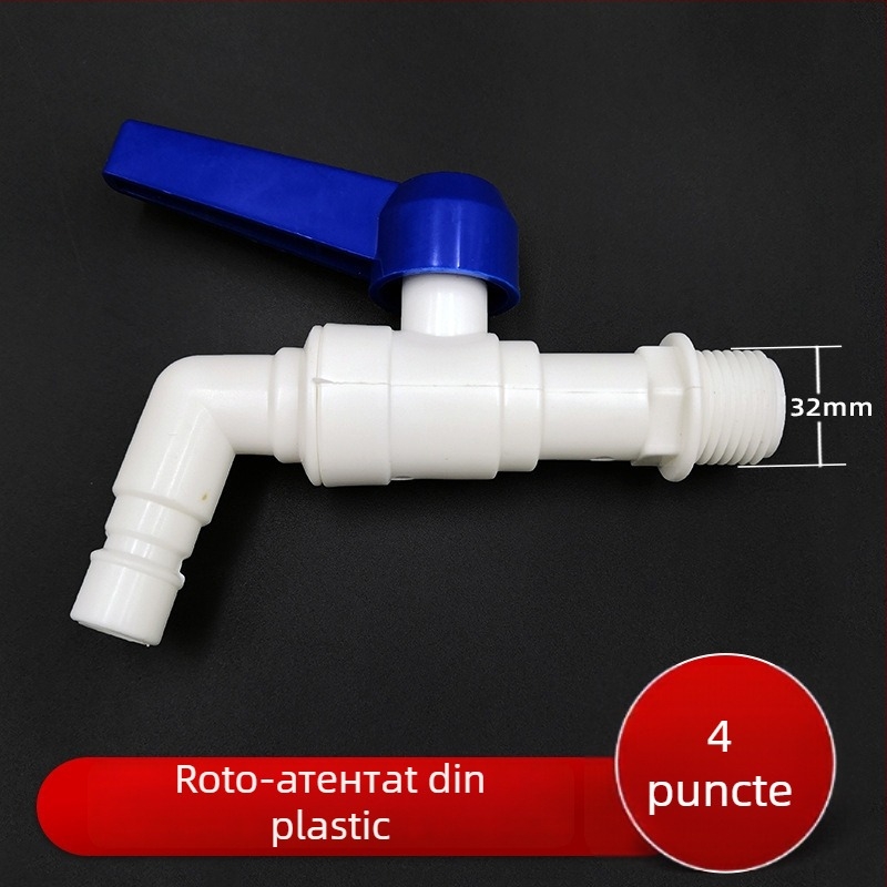 Fulande baterie de bucătărie din plastic cu deschidere lentă și duză mică — filetare 20/25 mm, nucleu ceramic al valvei, model 4/6, 8 bar