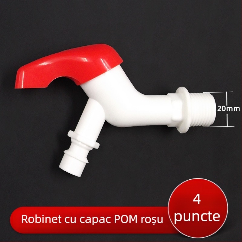 Fulande baterie de bucătărie din plastic cu deschidere lentă și duză mică — filetare 20/25 mm, nucleu ceramic al valvei, model 4/6, 8 bar