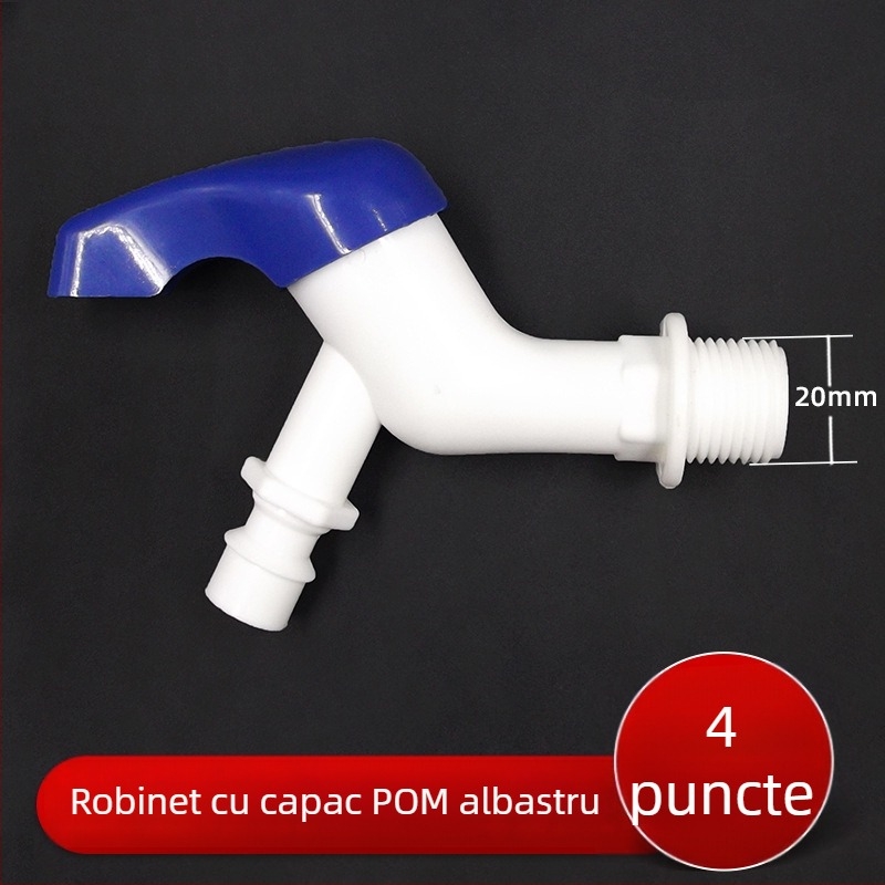 Fulande baterie de bucătărie din plastic cu deschidere lentă și duză mică — filetare 20/25 mm, nucleu ceramic al valvei, model 4/6, 8 bar