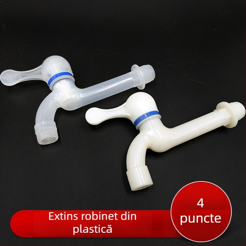 Fulande baterie de bucătărie din plastic cu deschidere lentă și duză mică — filetare 20/25 mm, nucleu ceramic al valvei, model 4/6, 8 bar
