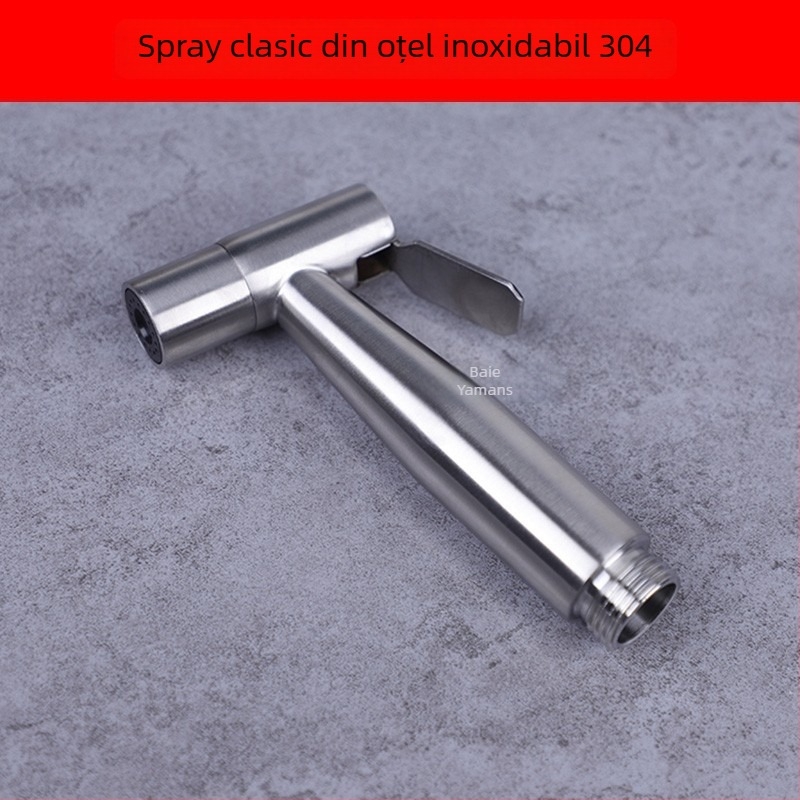 Set de duș pentru chiuveta de bucătărie din oțel inoxidabil 304, cap de spray retractabil, presiune nominală 1,6 MPa, interval de temperatură 0–90°C