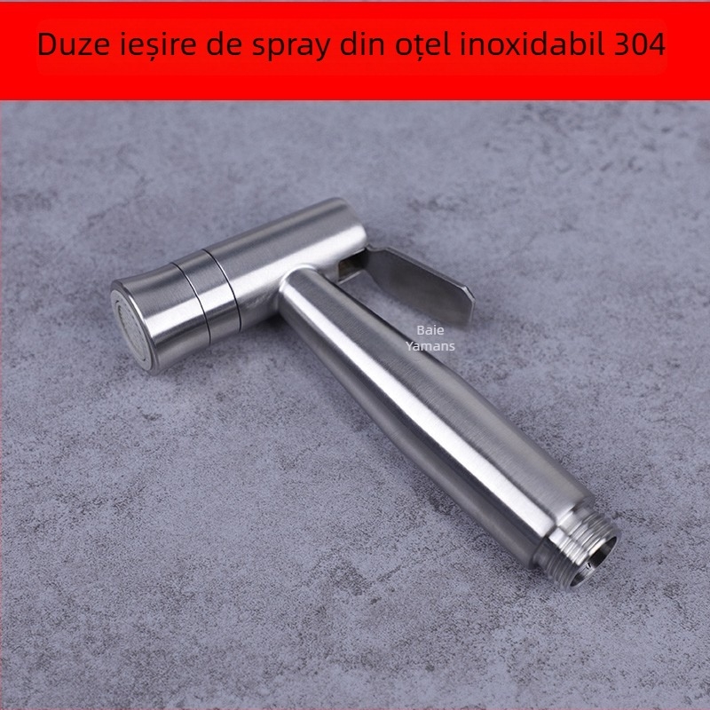 Set de duș pentru chiuveta de bucătărie din oțel inoxidabil 304, cap de spray retractabil, presiune nominală 1,6 MPa, interval de temperatură 0–90°C