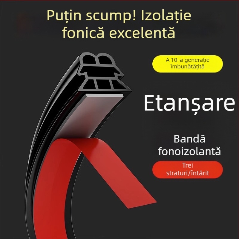 Bandă de etanșare pentru uși și ferestre – brand Neck strength; pentru ferestre; model Confirm; rezistență la temperaturi înalte; stil modern minimalist; mostre personalizate