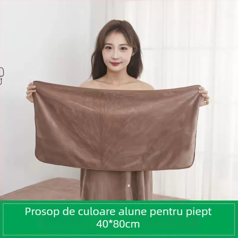 Set de prosoape faciale din microfibră pentru uz salon cu bandă pentru cap; logotip personalizabil; greutate 137 g; absorbție 26-30 s