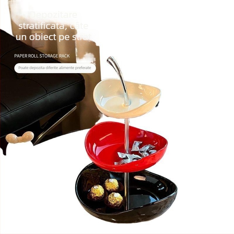 Farfurie pentru fructe – ceramic, Zhou Ni, stil Nordic simplu, calitate de primă clasă