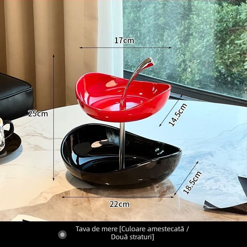 Farfurie pentru fructe – ceramic, Zhou Ni, stil Nordic simplu, calitate de primă clasă