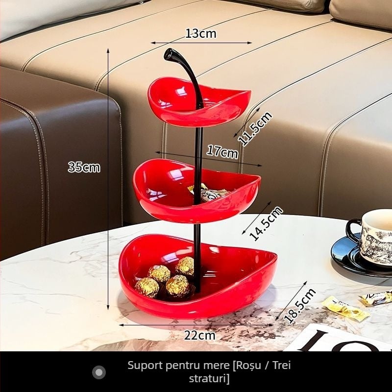 Farfurie pentru fructe – ceramic, Zhou Ni, stil Nordic simplu, calitate de primă clasă
