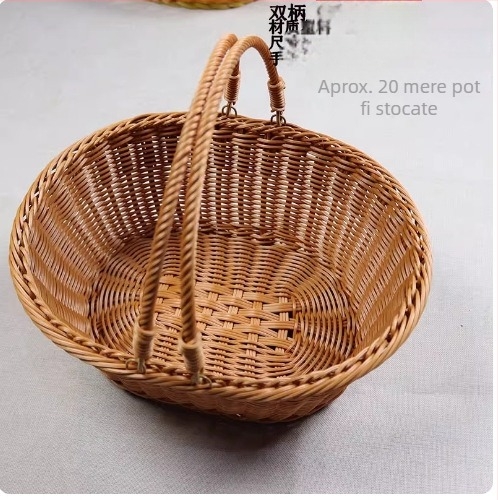 Cos de depozitare pentru bucătărie pentru fructe și legume, stil nou chinezesc, Micro-preferences, cod material 6779433