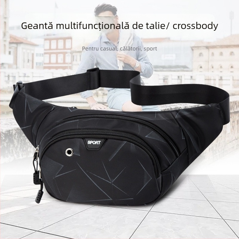 Fuxi Borsetă de talie pentru activități în aer liber – Oxford, unisex, Primăvara 2025