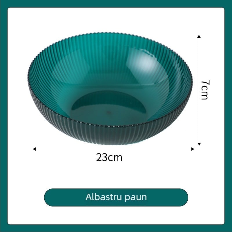 Farfurie de fructe din plastic Cheng Ran – stil retro lux, calitate superioară