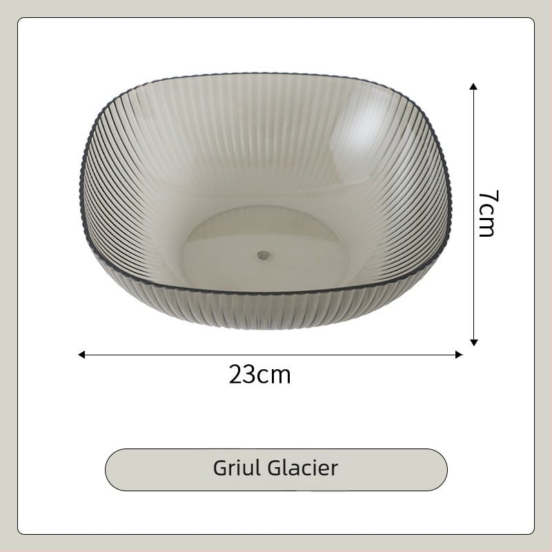 Farfurie de fructe din plastic Cheng Ran – stil retro lux, calitate superioară
