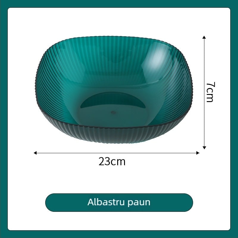 Farfurie de fructe din plastic Cheng Ran – stil retro lux, calitate superioară