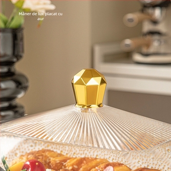 Farfurie de fructe pentru living și măsuță de cafea, material plastic, stil luxos ușor retro, brand Fresh and plentiful, lansare august 2025