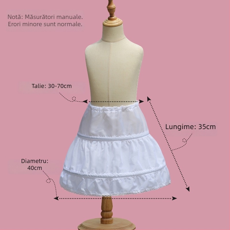 Rochie de copii în stil Lolita, lungime medie, reglabilă, Primăvara 2022