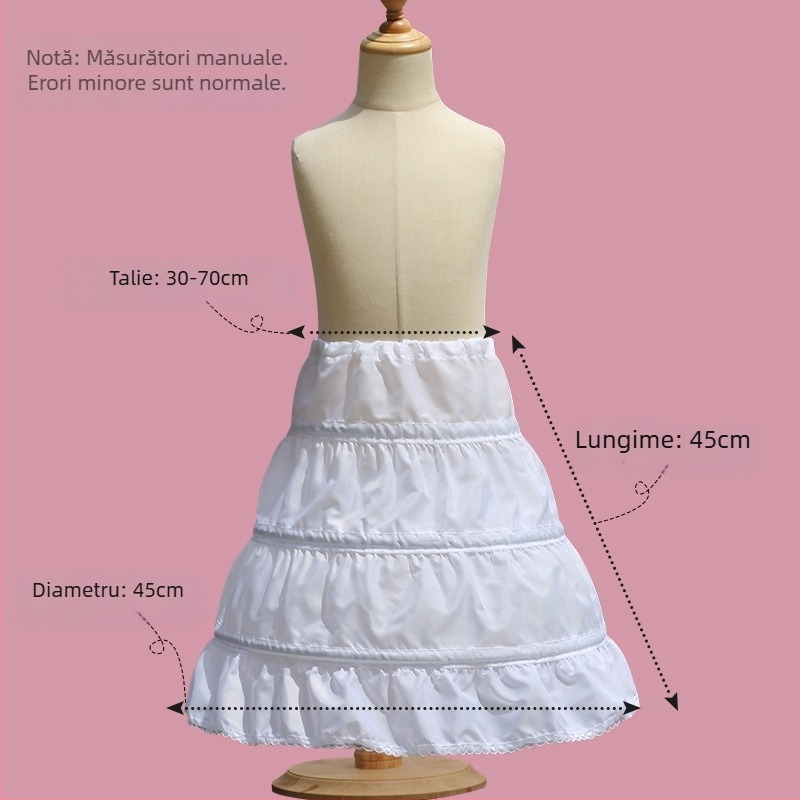 Rochie de copii în stil Lolita, lungime medie, reglabilă, Primăvara 2022