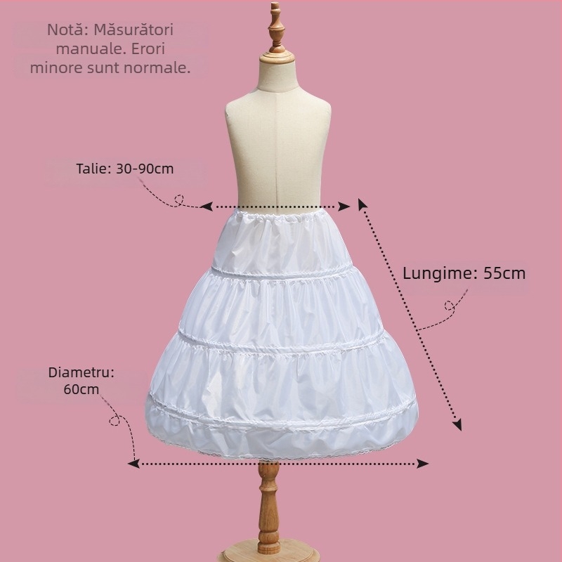 Rochie de copii în stil Lolita, lungime medie, reglabilă, Primăvara 2022