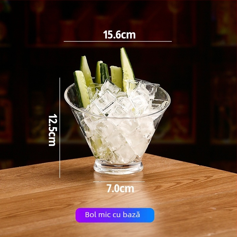 Farfurie de fructe din plastic, stil japonez, margine diagonală, stil simplu