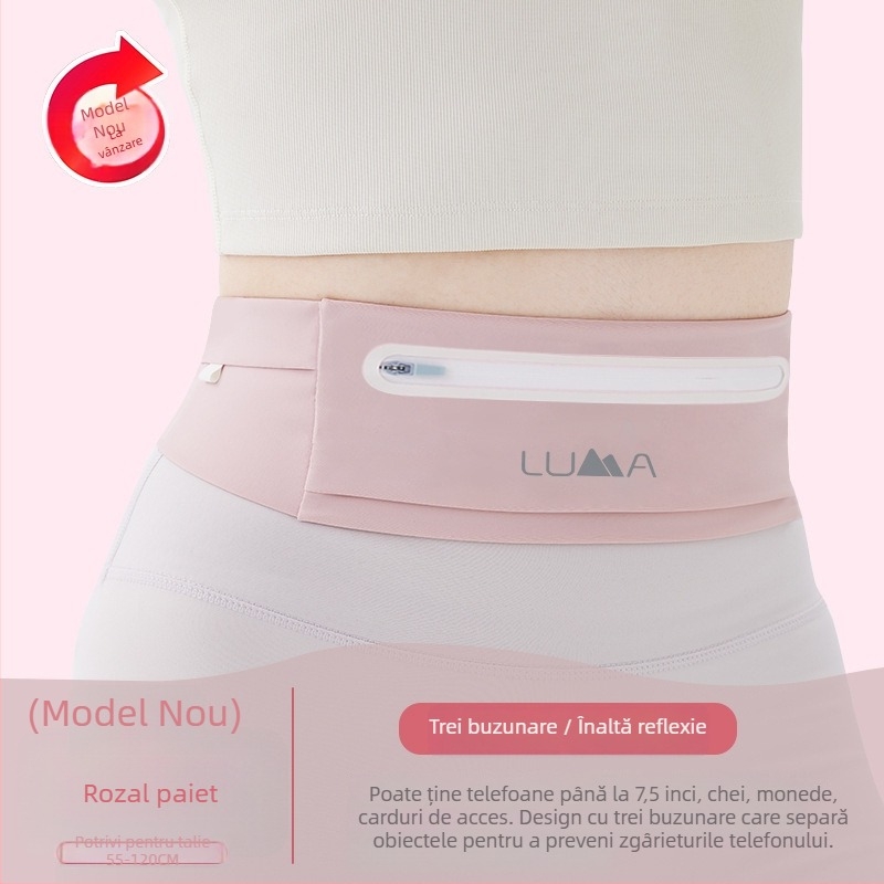 Borsetă de talie pentru sport – unisex, nylon, impermeabilă, ultra-ușoară, pentru activități în aer liber