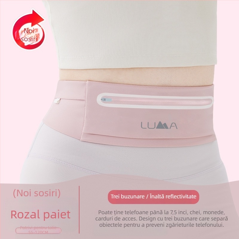 Borsetă de talie pentru sport – unisex, nylon, impermeabilă, ultra-ușoară, pentru activități în aer liber