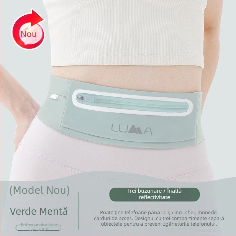 Borsetă de talie pentru sport – unisex, nylon, impermeabilă, ultra-ușoară, pentru activități în aer liber