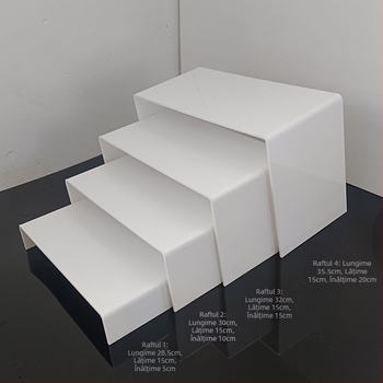 Stand de prezentare pentru desert din plastic – set, stil simplu, brand Unique, pentru cupcakes și sushi, calitate de primă clasă