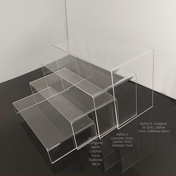 Stand de prezentare pentru desert din plastic – set, stil simplu, brand Unique, pentru cupcakes și sushi, calitate de primă clasă