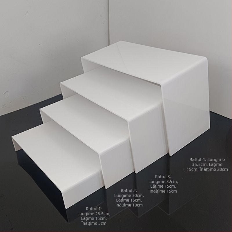 Stand de prezentare pentru desert din plastic – set, stil simplu, brand Unique, pentru cupcakes și sushi, calitate de primă clasă