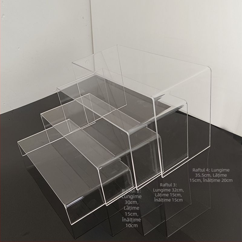 Stand de prezentare pentru desert din plastic – set, stil simplu, brand Unique, pentru cupcakes și sushi, calitate de primă clasă