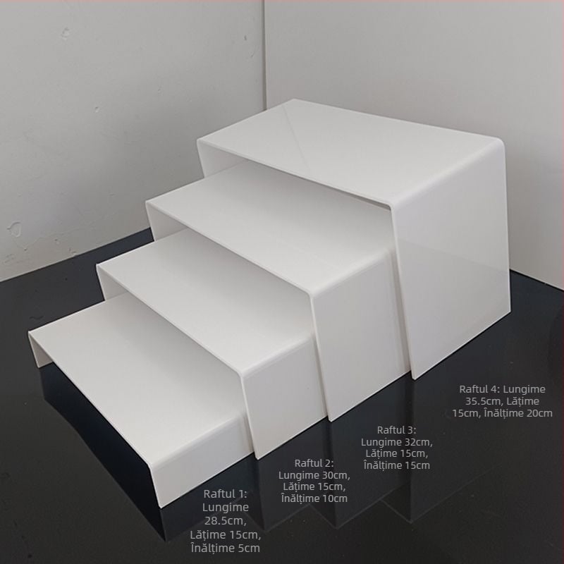 Stand de prezentare pentru desert din plastic – set, stil simplu, brand Unique, pentru cupcakes și sushi, calitate de primă clasă