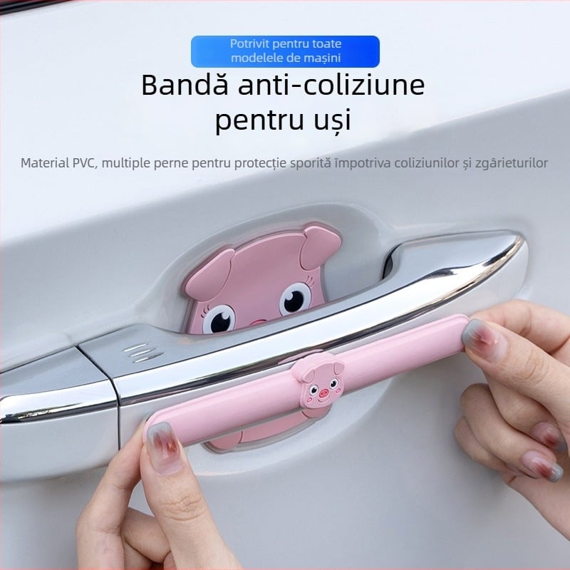 Bandă protectoare PVC anti-coliziune pentru zona ușii mașinii, model universal, prelucrare personalizată