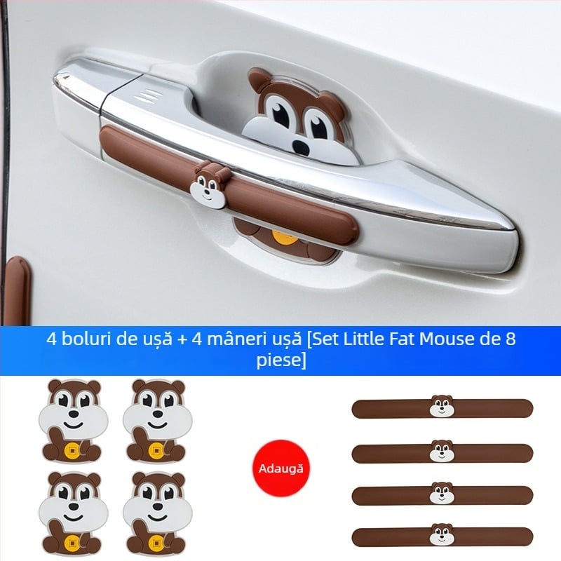 Bandă protectoare PVC anti-coliziune pentru zona ușii mașinii, model universal, prelucrare personalizată