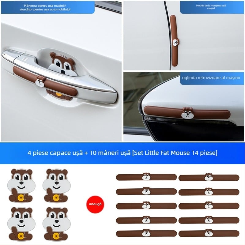 Bandă protectoare PVC anti-coliziune pentru zona ușii mașinii, model universal, prelucrare personalizată