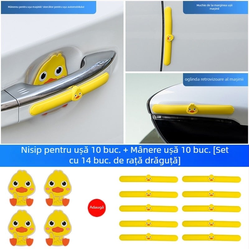 Bandă protectoare PVC anti-coliziune pentru zona ușii mașinii, model universal, prelucrare personalizată