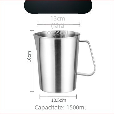 Huisheng 304 oțel inoxidabil – ceașcă de măsurat cu scară pentru bucătărie și lingură de măsurat