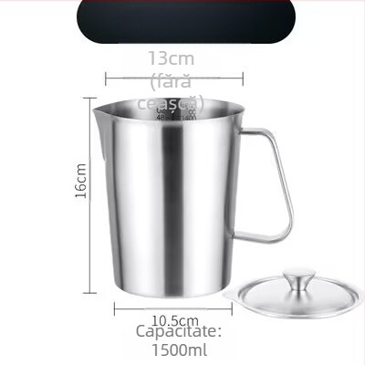 Huisheng 304 oțel inoxidabil – ceașcă de măsurat cu scară pentru bucătărie și lingură de măsurat