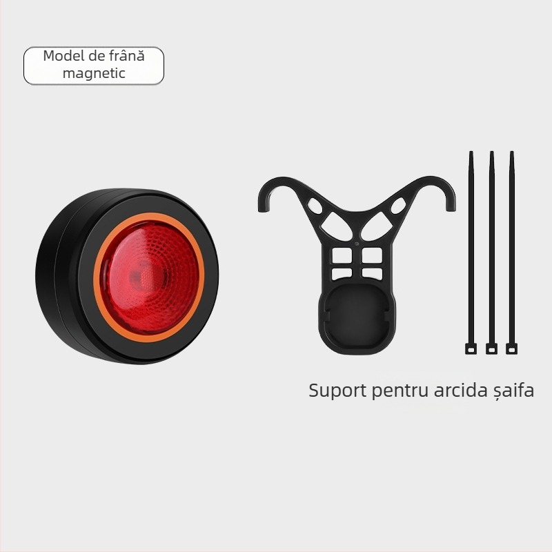 Lampă spate pentru bicicletă cu senzor inteligent de frână pentru MTB și biciclete de drum, avertizare de durată lungă (Brand: Jiu Yue/yuuisd; Personalizare: Da; Import: Nu)