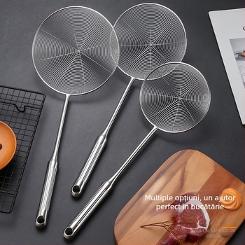 Set lingură și spatulă din oțel inoxidabil 316L cu mânere în formă de coloană romană, design îngroșat, unelte de gătit rezistente la temperaturi înalte