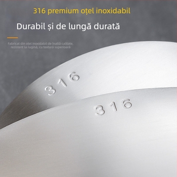 Set lingură și spatulă din oțel inoxidabil 316L cu mânere în formă de coloană romană, design îngroșat, unelte de gătit rezistente la temperaturi înalte