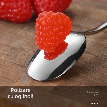 Hinsika lingură bar din oțel inoxidabil 304, cu mâner lung, pentru cafea, cocktailuri și ceai cu lapte – luciu oglindă