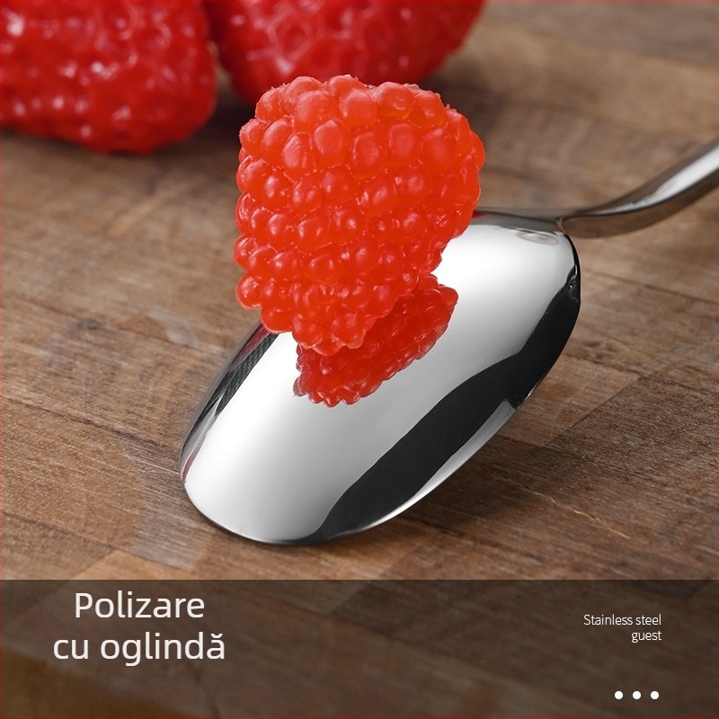 Hinsika lingură bar din oțel inoxidabil 304, cu mâner lung, pentru cafea, cocktailuri și ceai cu lapte – luciu oglindă