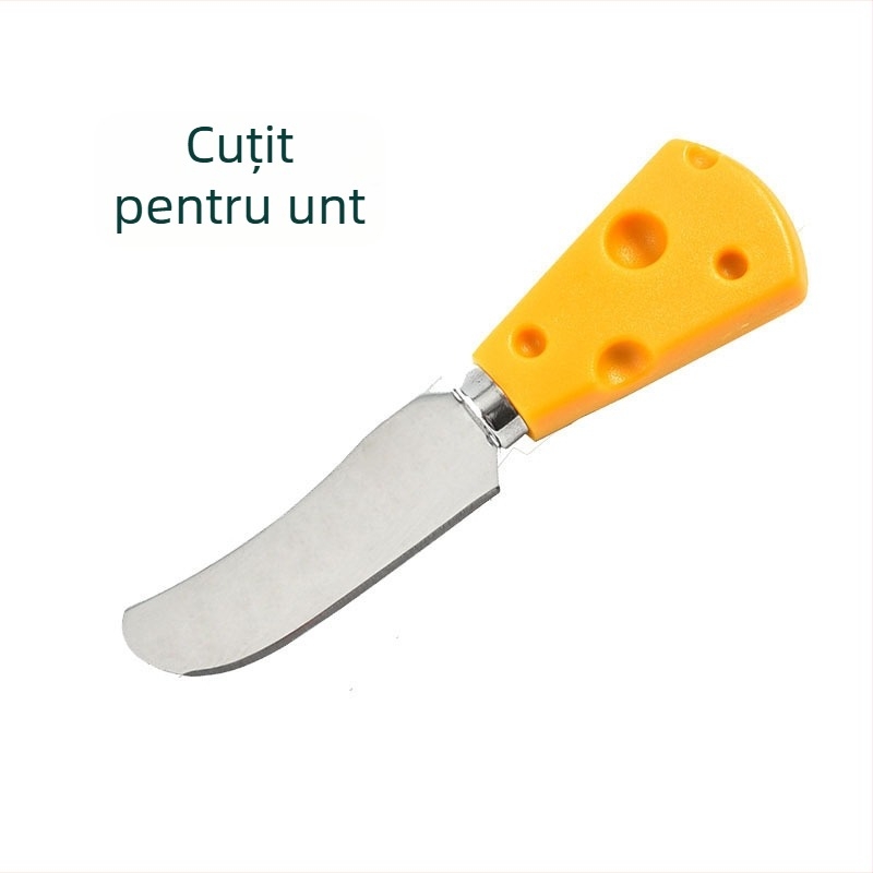 Set de tacâmuri pentru copii din oțel inoxidabil 420, cu cuțit de brânză și cuțit de gem; finisaj oglindă, potrivit pentru copii, imprimare logo disponibil, personalizare