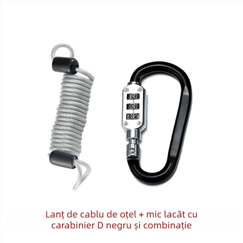 Lacăt tip C, corp din oțel, marcă Unique