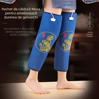 Bandă de genunchi cu încălzire electrică, pungă de sare și compresie caldă pentru moxibustie în fizioterapie la domiciliu
