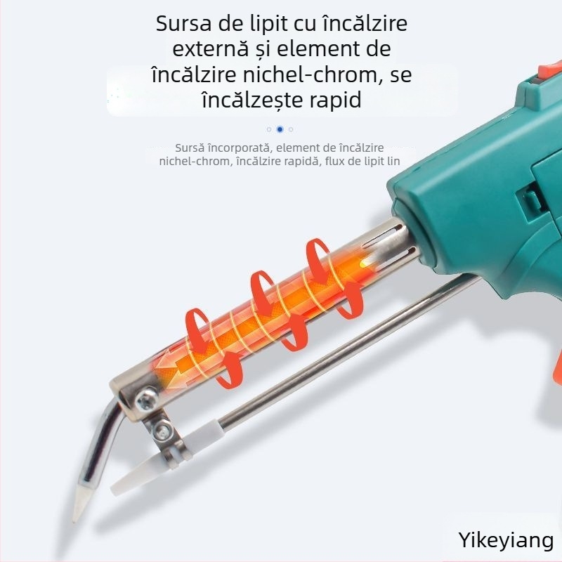 Fier de lipit electric și pistol de lipit pentru foi din tablă zincată, oțel inoxidabil și cupru – unealtă rapidă de lipire