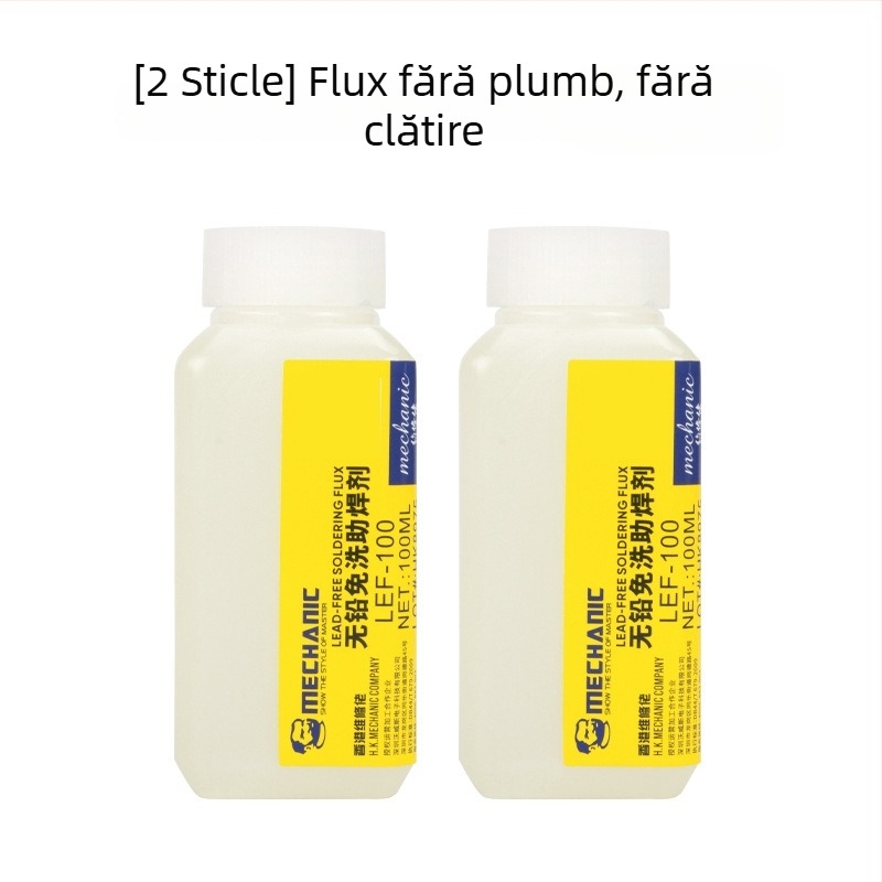 Flux de sudură pentru oțel inoxidabil, fără plumb, fără curățare, flux lichid