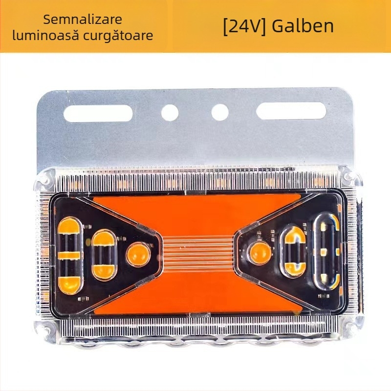 Lumină laterală LED pentru camioane, 12V/24V, 10W, carcasă PC, pentru camioane mari și semiremorci