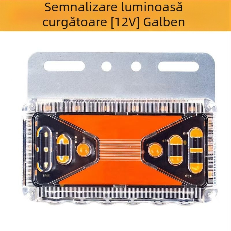 Lumină laterală LED pentru camioane, 12V/24V, 10W, carcasă PC, pentru camioane mari și semiremorci