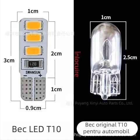 Lampa LED pentru camion 24V — semnalizare și lampă pentru număr, plug-in, carcasă din PC plastic, universal