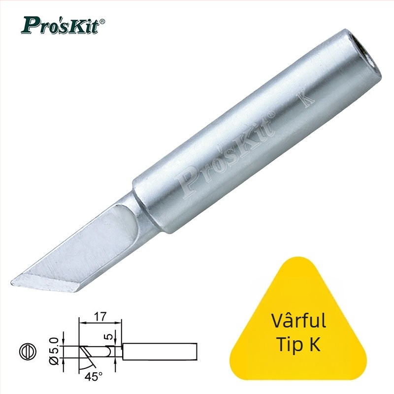 Vârf de lipit, ascuțit și în formă de copită, compatibil cu 936/938