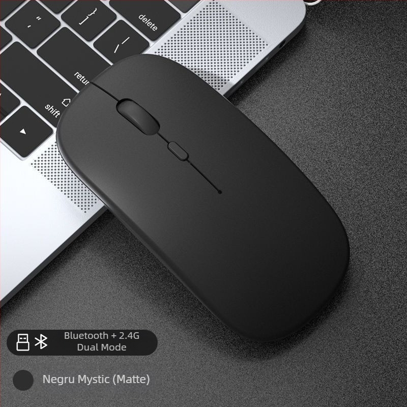Mouse optic silențios, încărcare wireless, modul dual Bluetooth și USB pentru birou și esports